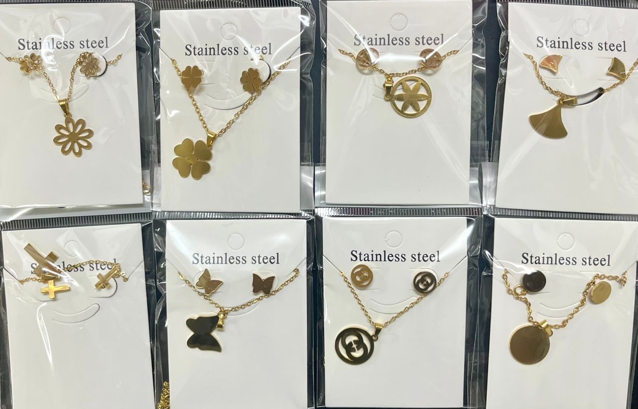 Earrings & Pendant Set